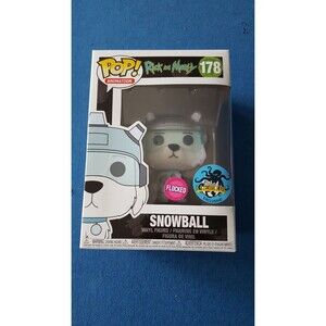 Funko Pop! Rick & Morty Snowball #178 Flocked LA Comic Con 2017